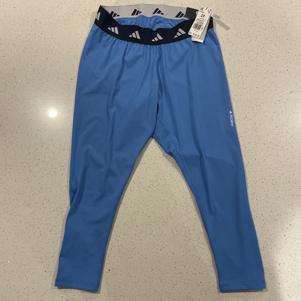 NWT Adidas Women's Techfit 7/8 Tights Pants Hl6081 Size 2X MSRP $50